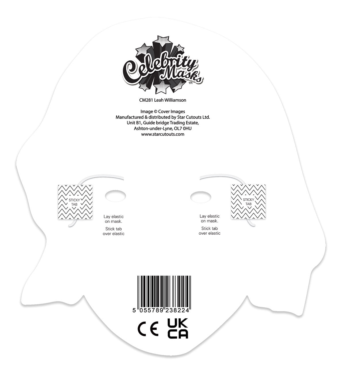 CM281 Leah Williamson Cardboard Face Mask
