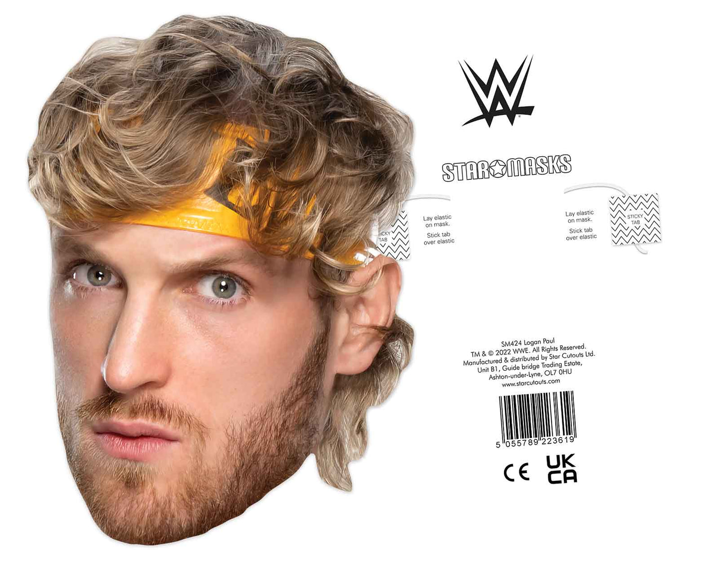 SM424 Logan Paul  WWE Single Face Mask