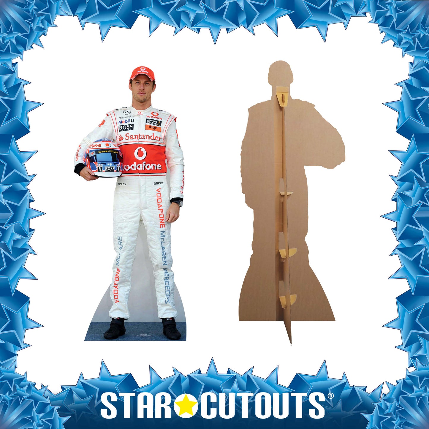 Jenson Button Cardboard Cutout