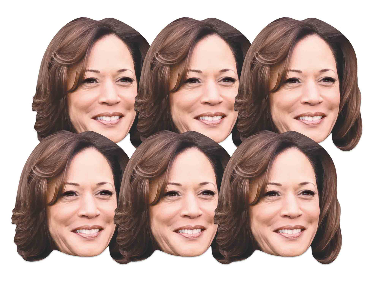 SMP457 Kamala Harris Six Pack Face Mask