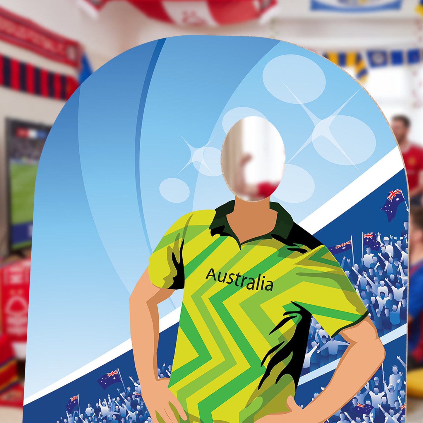SC4944 Austrailia Football World Tournament Cup Stand-in Cardboard Cutout Height 190cm