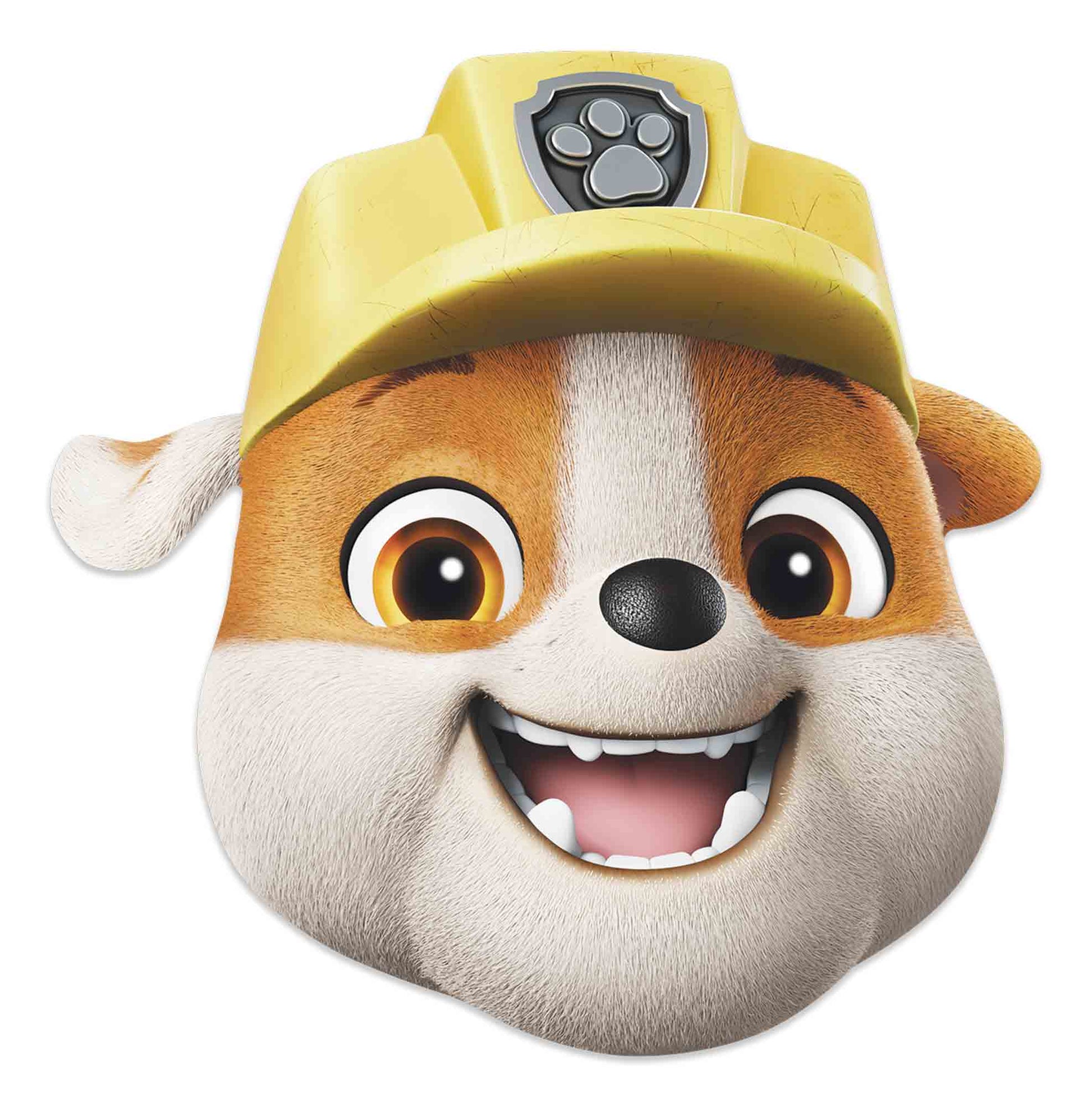 SM494 Rubble Paw Patrol Cardboard Face Mask Height 30cm