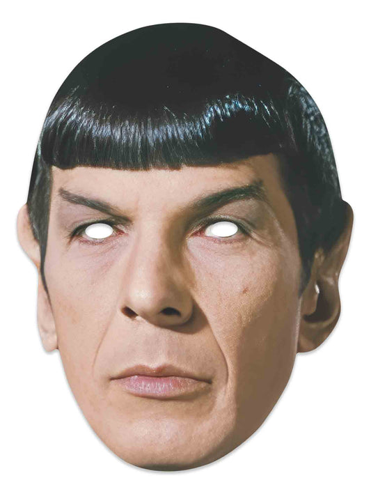 SM510 Spock Mask Leonard Nimoy Star Trek  - Includes Tabs and Elastic