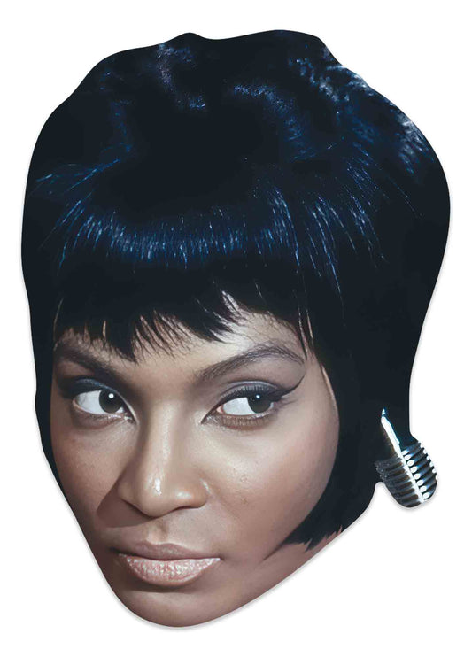 SM513 Uhura Mask Nichelle Nichols Star Trek  - Includes Tabs and Elastic