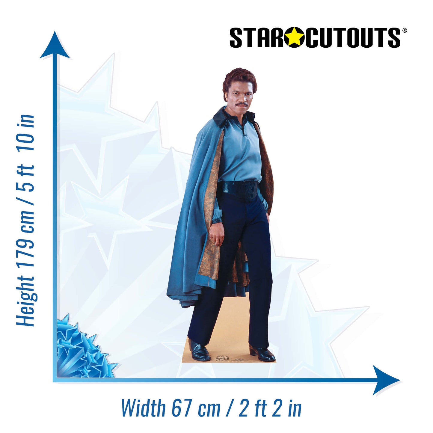 SC515 Lando (Star Wars) Cardboard Cut Out Height 179cm