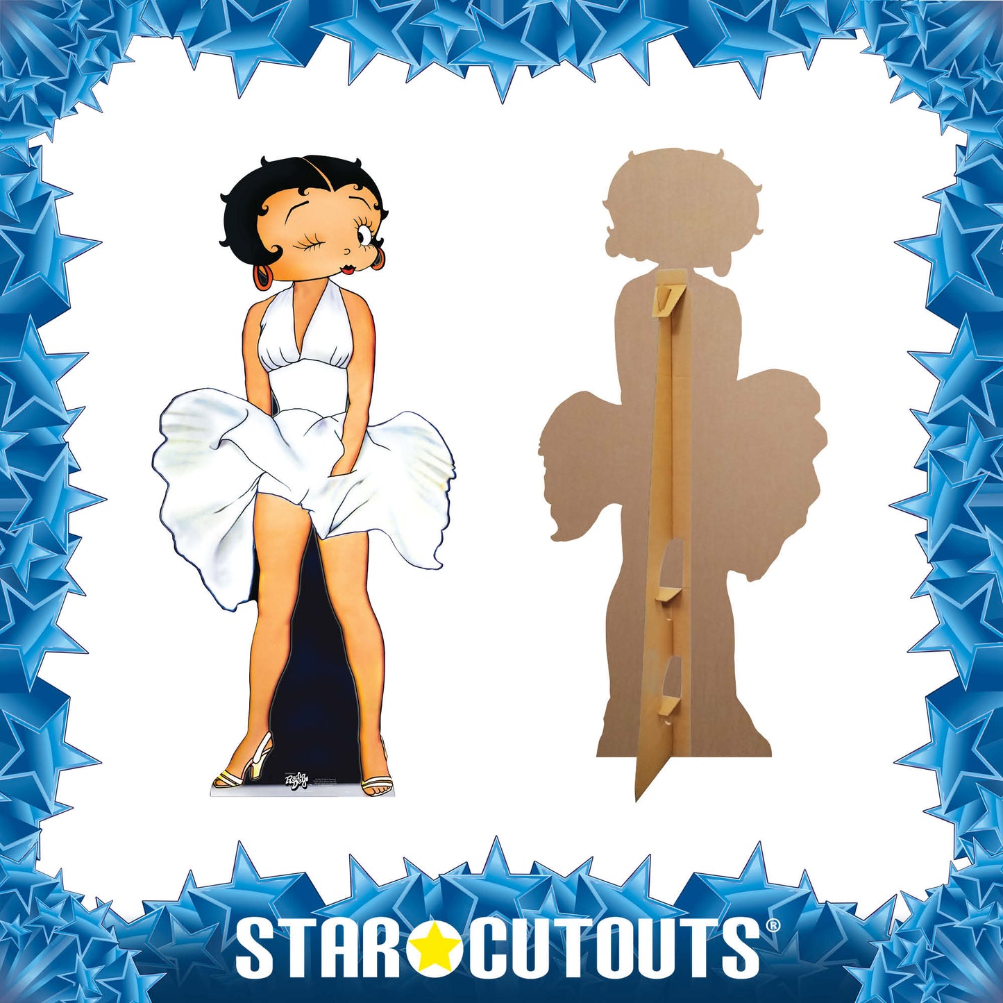 SC520 Betty Boop- 7yr Itch Cardboard Cut Out Height 166cm