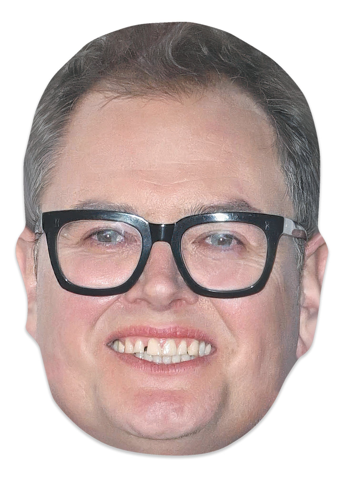 CM261 Alan Carr Single Cardboard  Mask  - Includes Tabs and Elastic