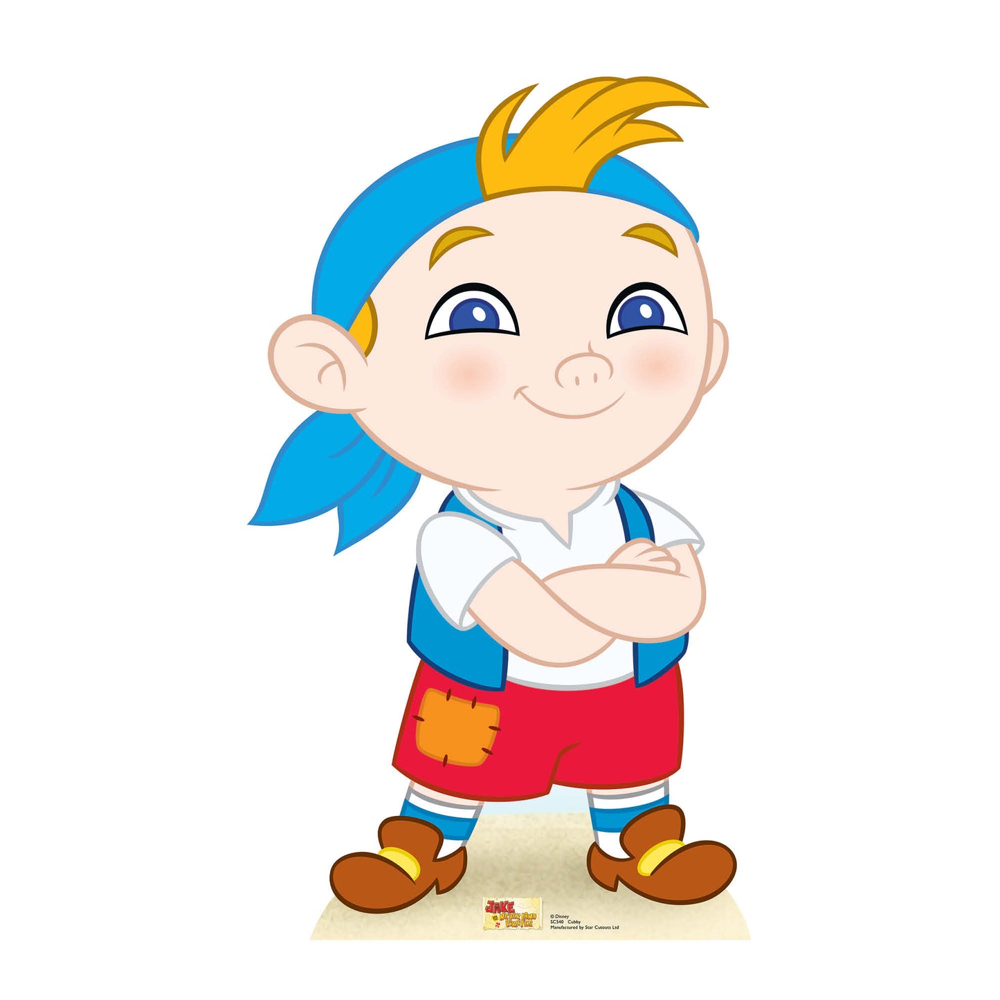 Cubby - Jake and the Neverland Pirates Star Mini Cut-out Cardboard Cut Out Height 81cm