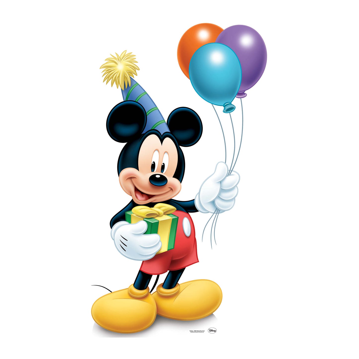 Mickey Mouse Party Cardboard Cut Out Height 129cm