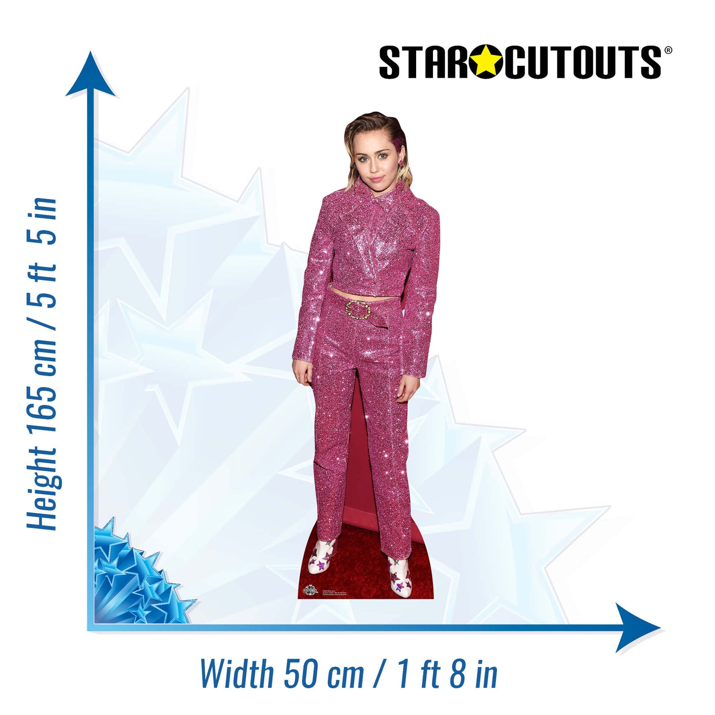 CS630 Miley Cyrus Height 165cm Lifesize Cardboard Cutout - mycardboardcutout