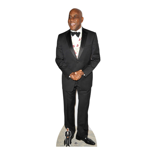 CS652 Ainsley Harriott Height 190cm Lifesize Cardboard Cut Out With Mini - mycardboardcutout