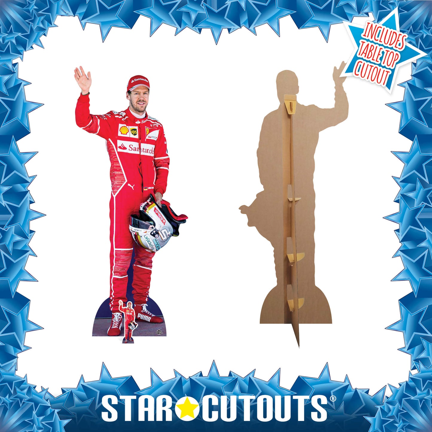 Sebastian Vettel Cardboard Cutout