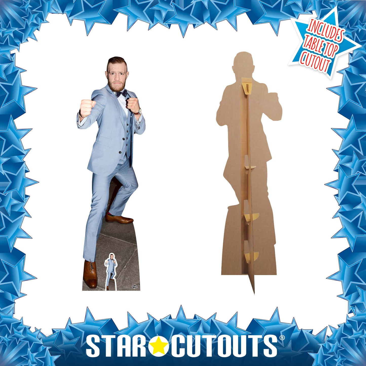 CS685 Conor McGregor Fighting Champion Height 180cm Lifesize Cardboard Cut Out With Mini