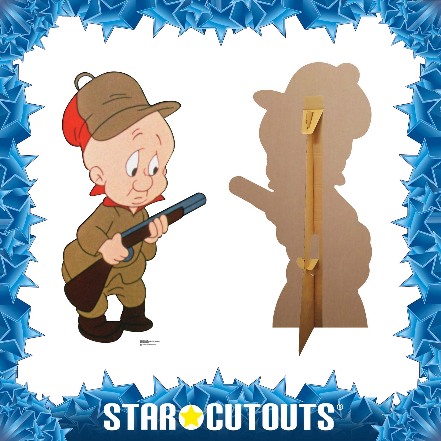 SC691 Elmer Fudd Cardboard Cut Out Height 144cm