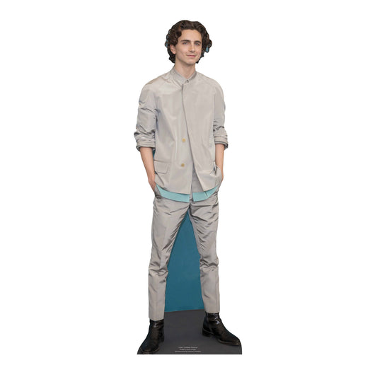 CS847 Timothee Hal Chalamet American Actor Star Mini Height 90cm Small Cardboard Cut Out