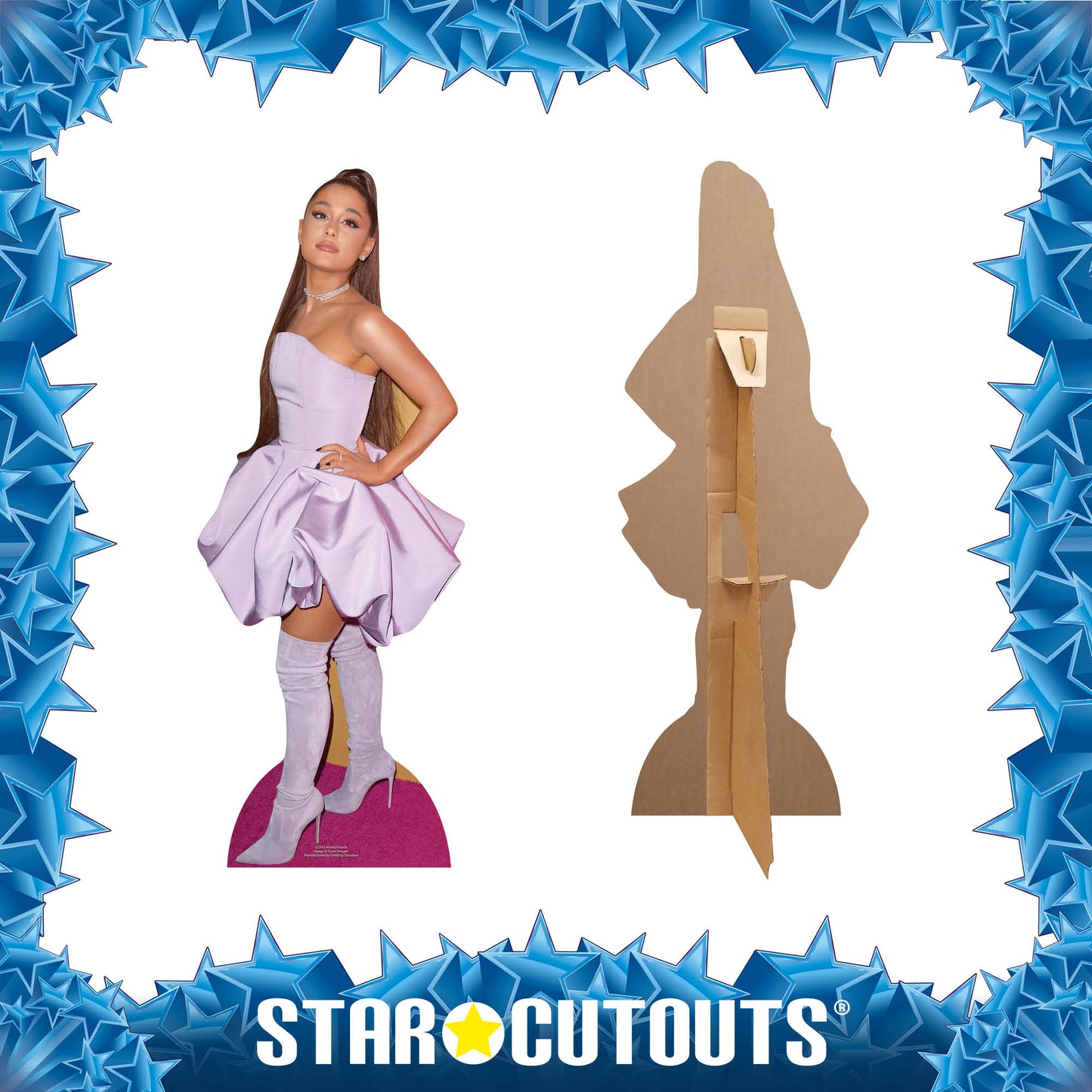 CS913 Ariana Grande (Star Mini) Height 90cm Small Cardboard Cut Out - mycardboardcutout