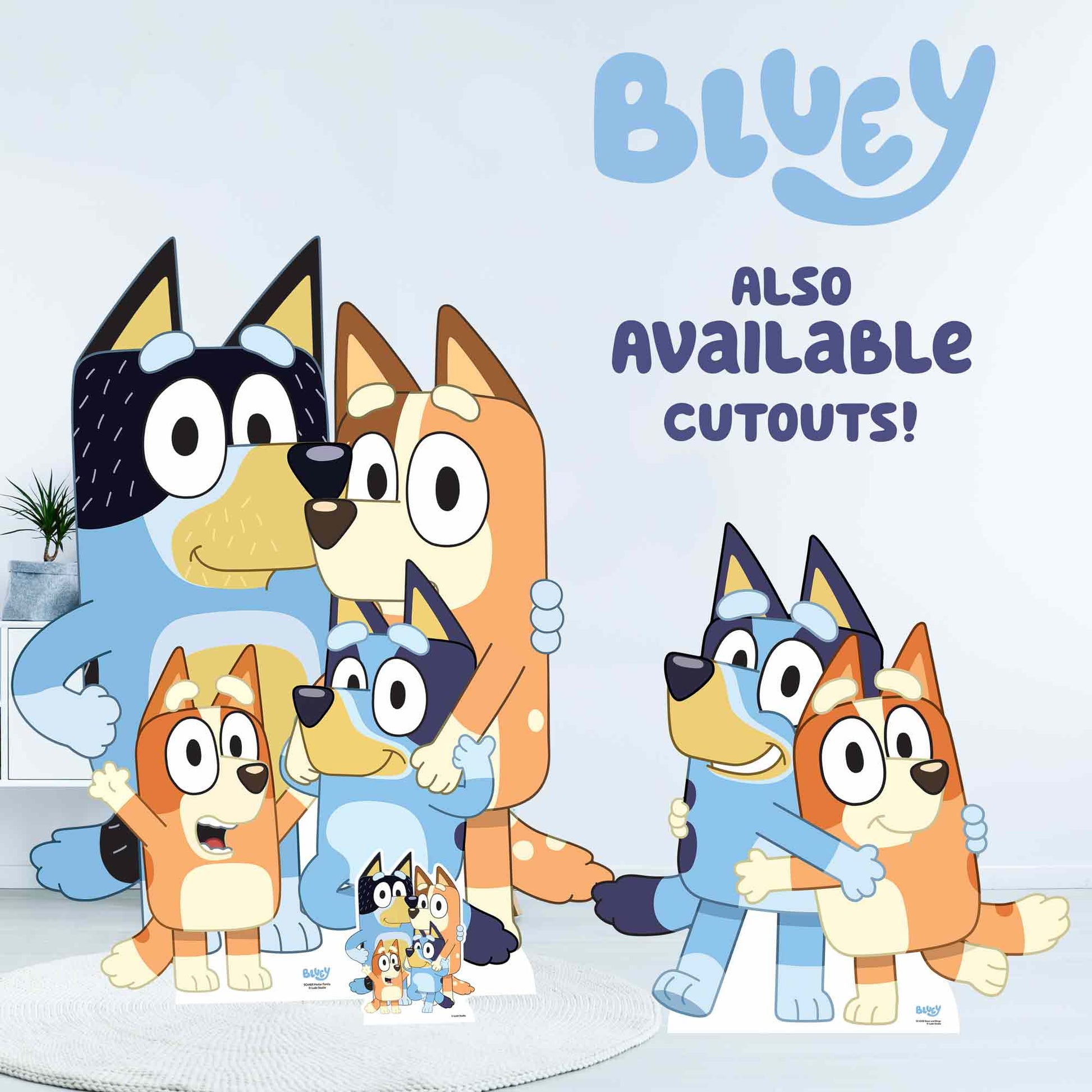 SC4463 Bluey Cardboard Cut Out Height 91cm 