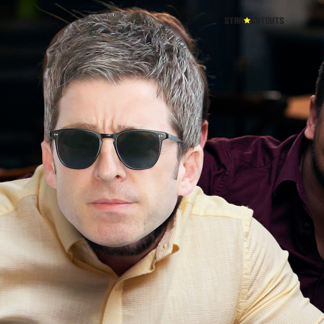 CM251 Noel Gallagher Mask Single Face Mask - mycardboardcutout