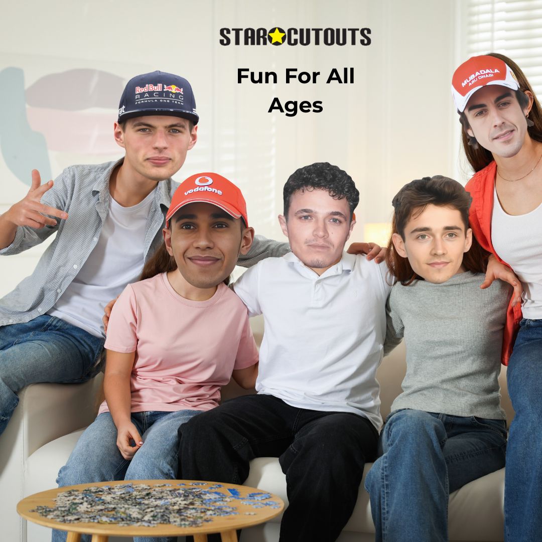 CMP22 Motor Racing Six Pack Includes :- Lando Norris,  Max Verstappen, Charles LeClerc,  Oscar Piastri, Lewis Hamilton & Fernando Alonso