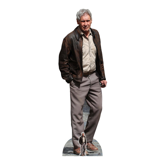 CS1017 Harrison Ford Shirt & Jacket Height 186cm Lifesize Cardboard Cut Out With Mini