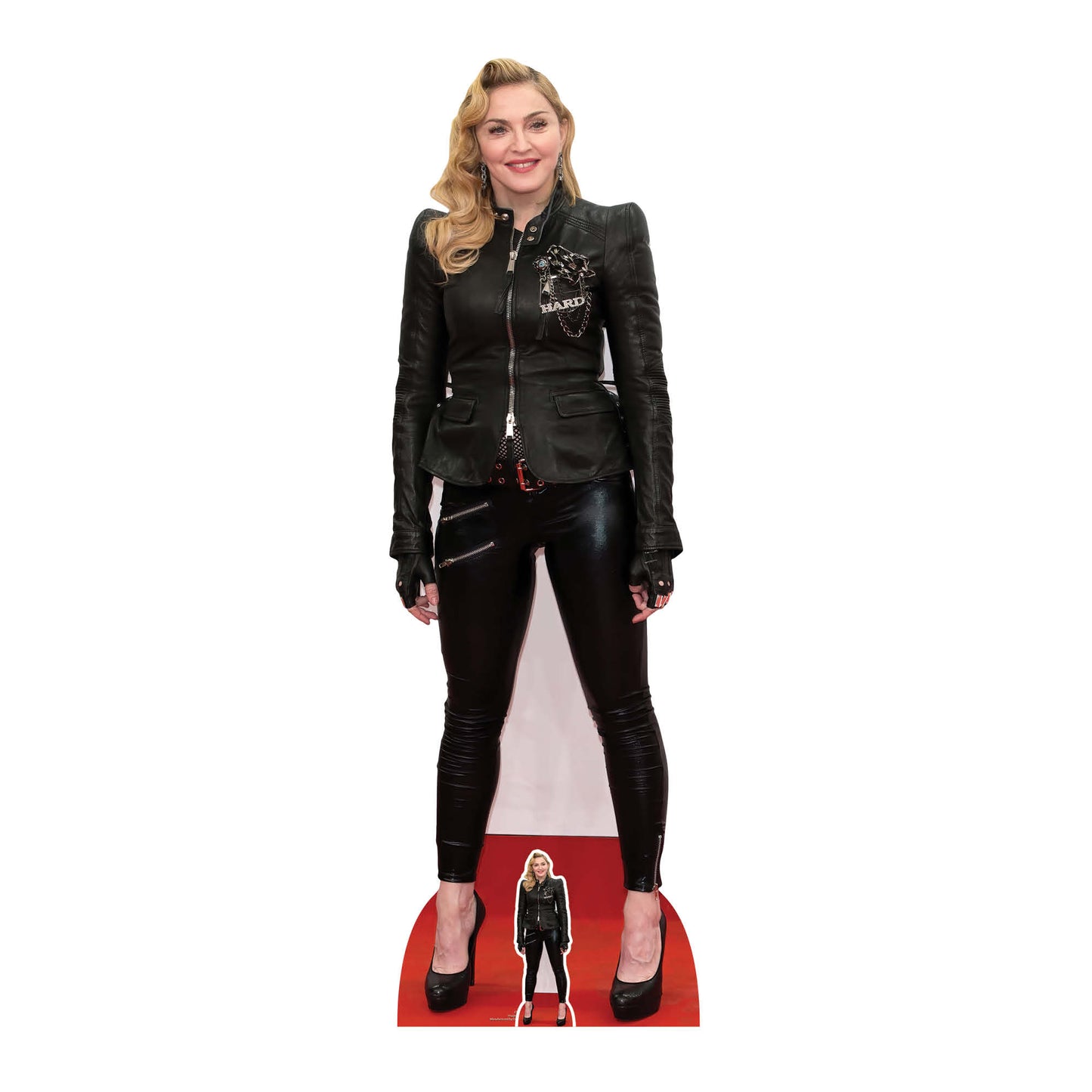 CS1030 Madonna Height 180cm Lifesize Cardboard Cut Out With Mini