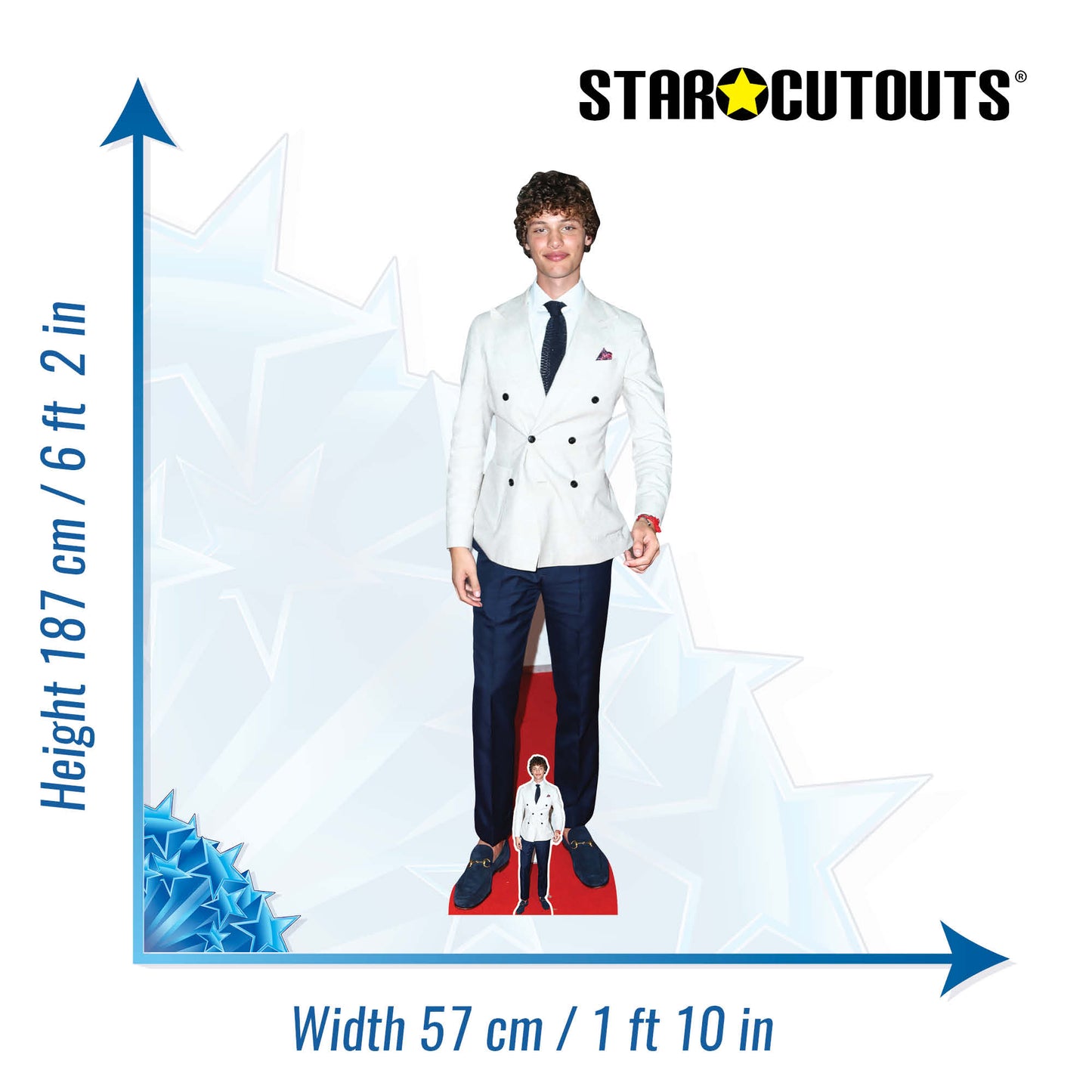 CS1113 Bobby Brazier Height 187cm Cardboard Cutout