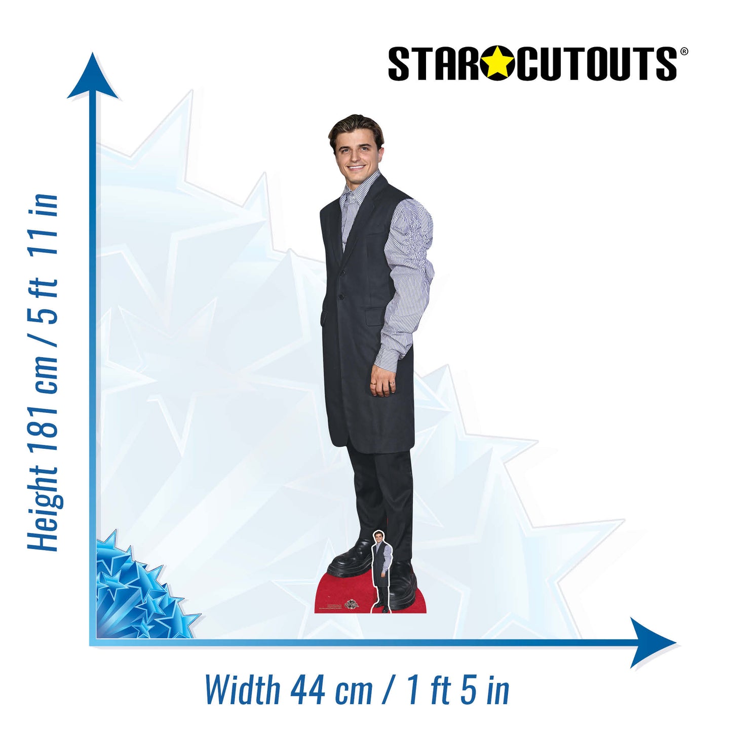 CS1115 Nikita Kuzmin Height 181cm Cardboard Cutout - mycardboardcutout