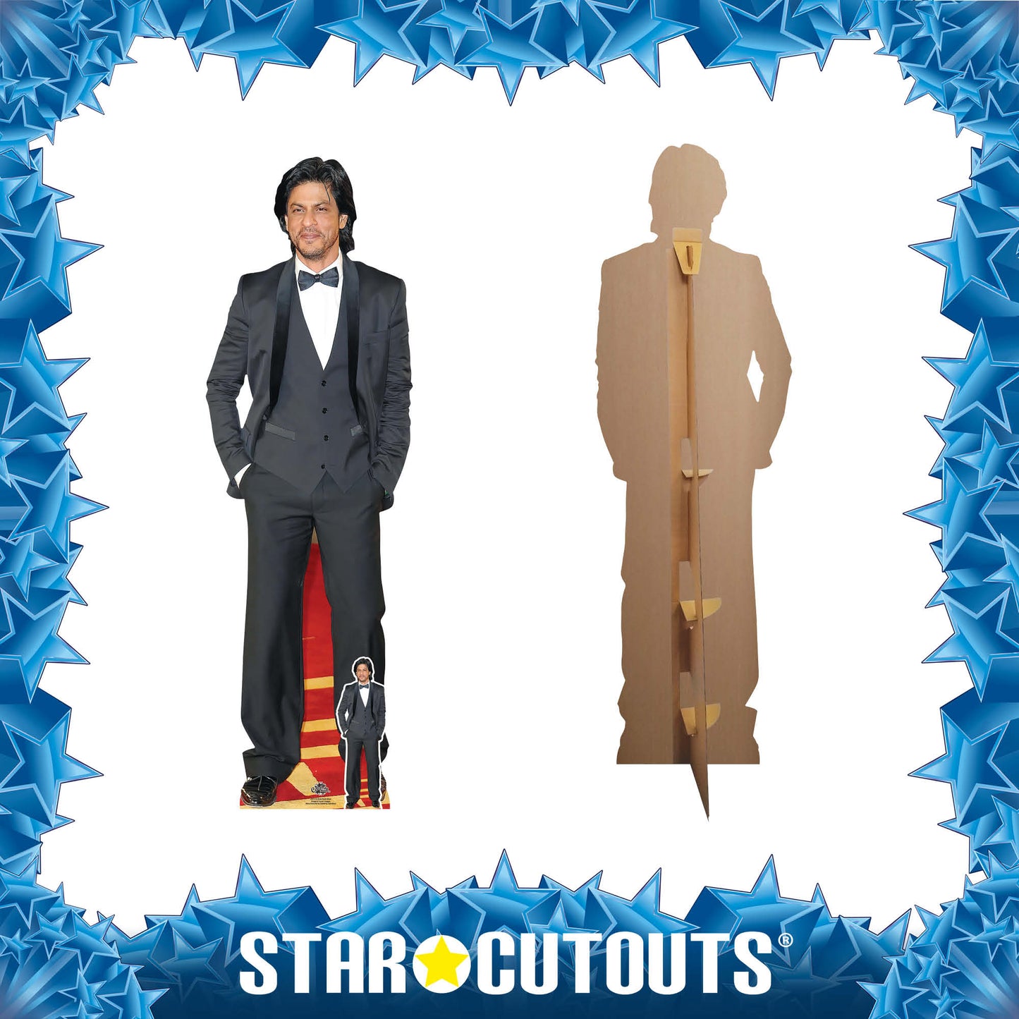 CS1119 Shah Rukh Khan Longhair Height 171cm Cardboard Cutout