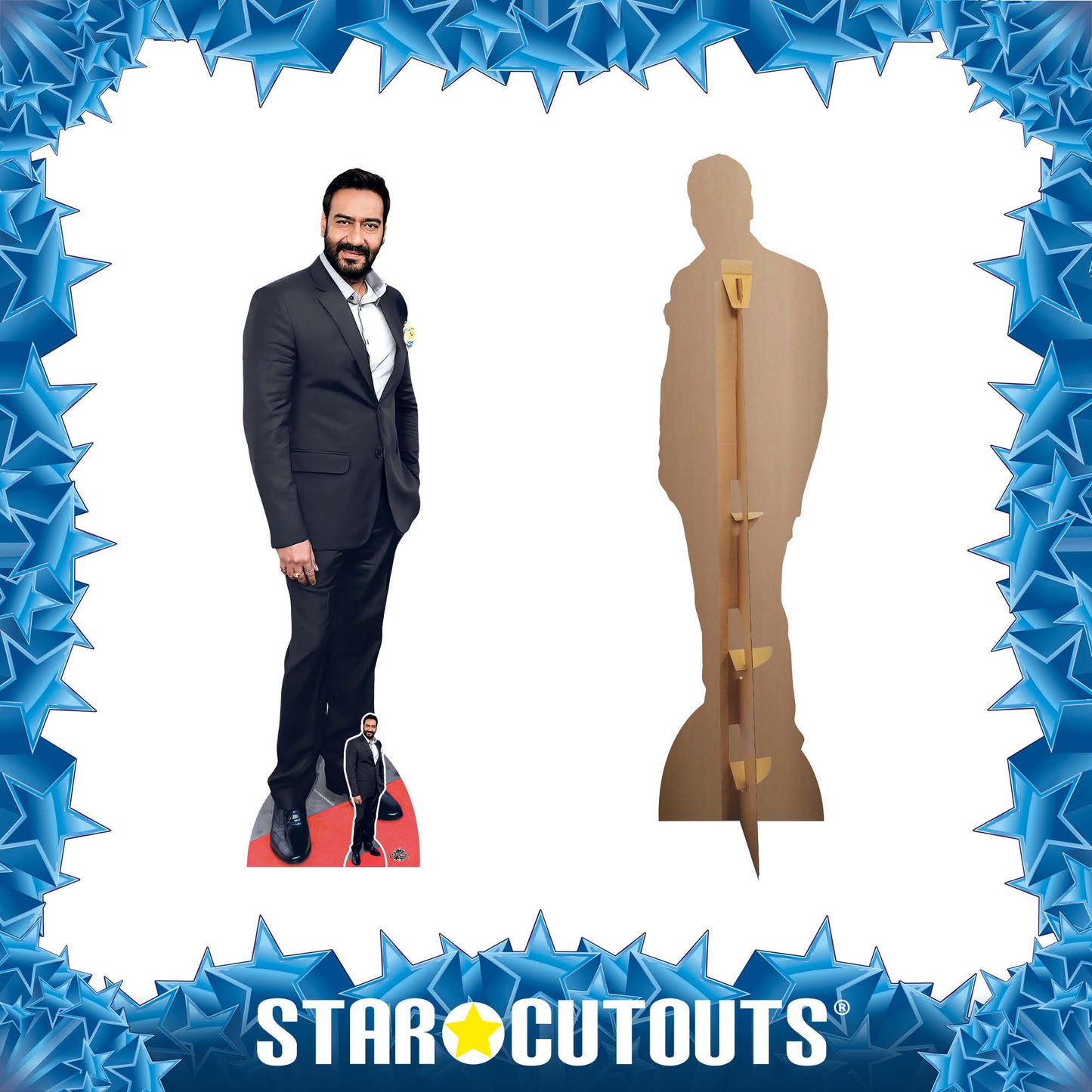 CS1120 Ajay Devgn Height 179cm Cardboard Cutout