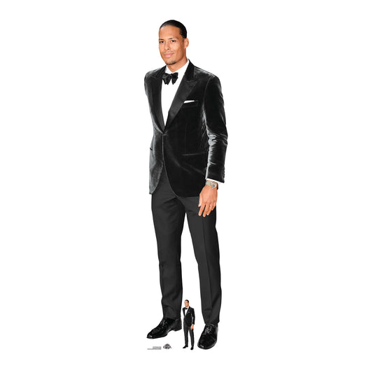 CS1139 Virgil van Dijk Height 196cm Lifesize Cardboard Cut Out With Mini