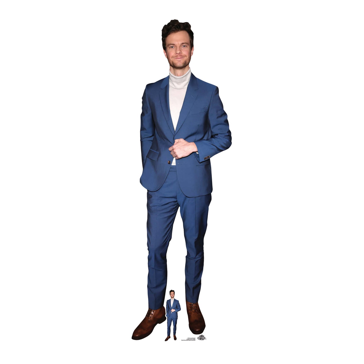 CS1142 Jack Quaid Height 186cm Lifesize Cardboard Cut Out With Mini - mycardboardcutout