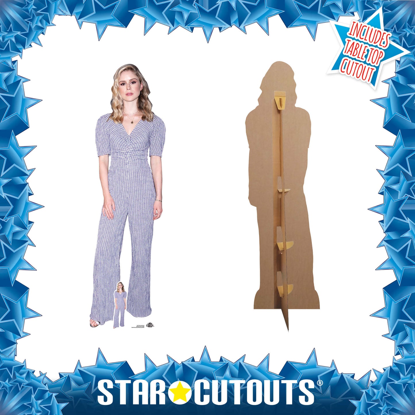 CS1143 Erin Moriarty Height 169cm Lifesize Cardboard Cut Out With Mini - mycardboardcutout