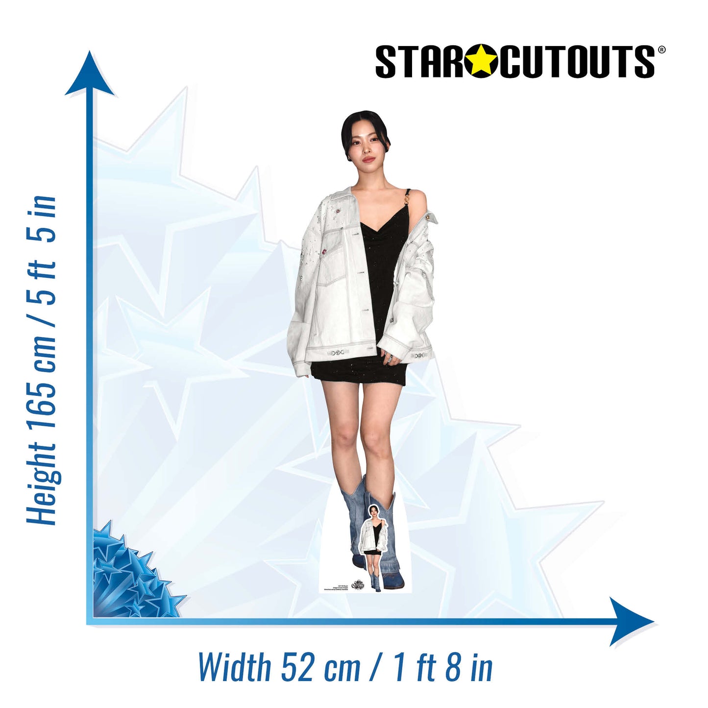 CS1146 Ryujin Height 165cm Lifesize Cardboard Cut Out With Mini - mycardboardcutout