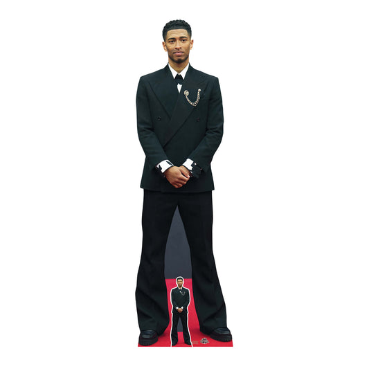 CS1149 Jude Bellingham Height 188cm Lifesize Cardboard Cut Out With Mini - mycardboardcutout