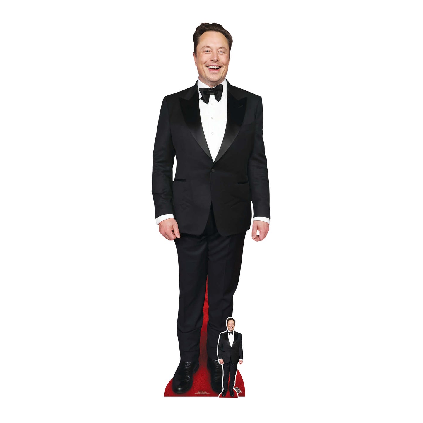 CS1156 Elon Musk Smart Suit Height 190cm Lifesize Cardboard Cut Out With Mini