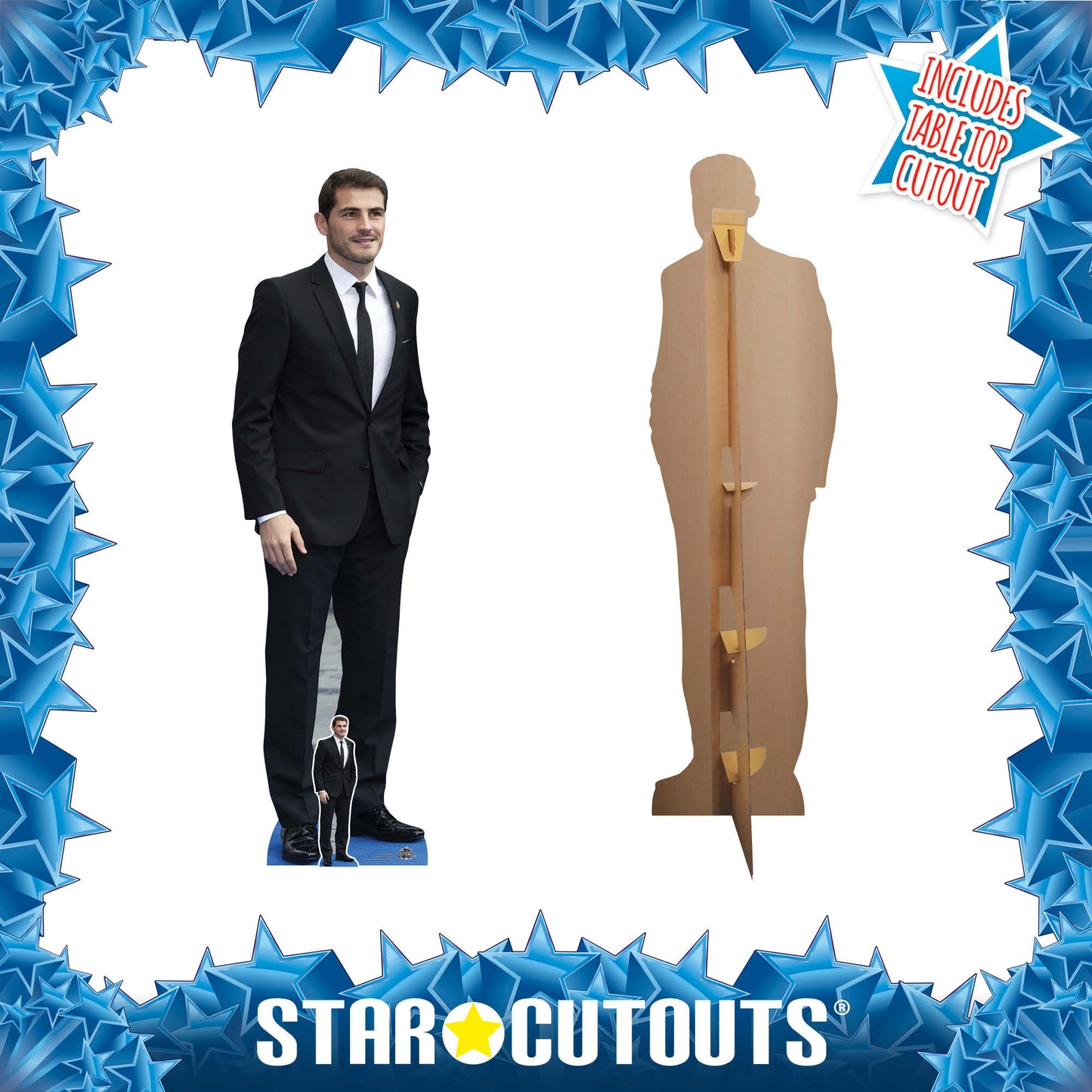 CS1158 Iker Casillas Height 187cm Lifesize Cardboard Cut Out With Mini