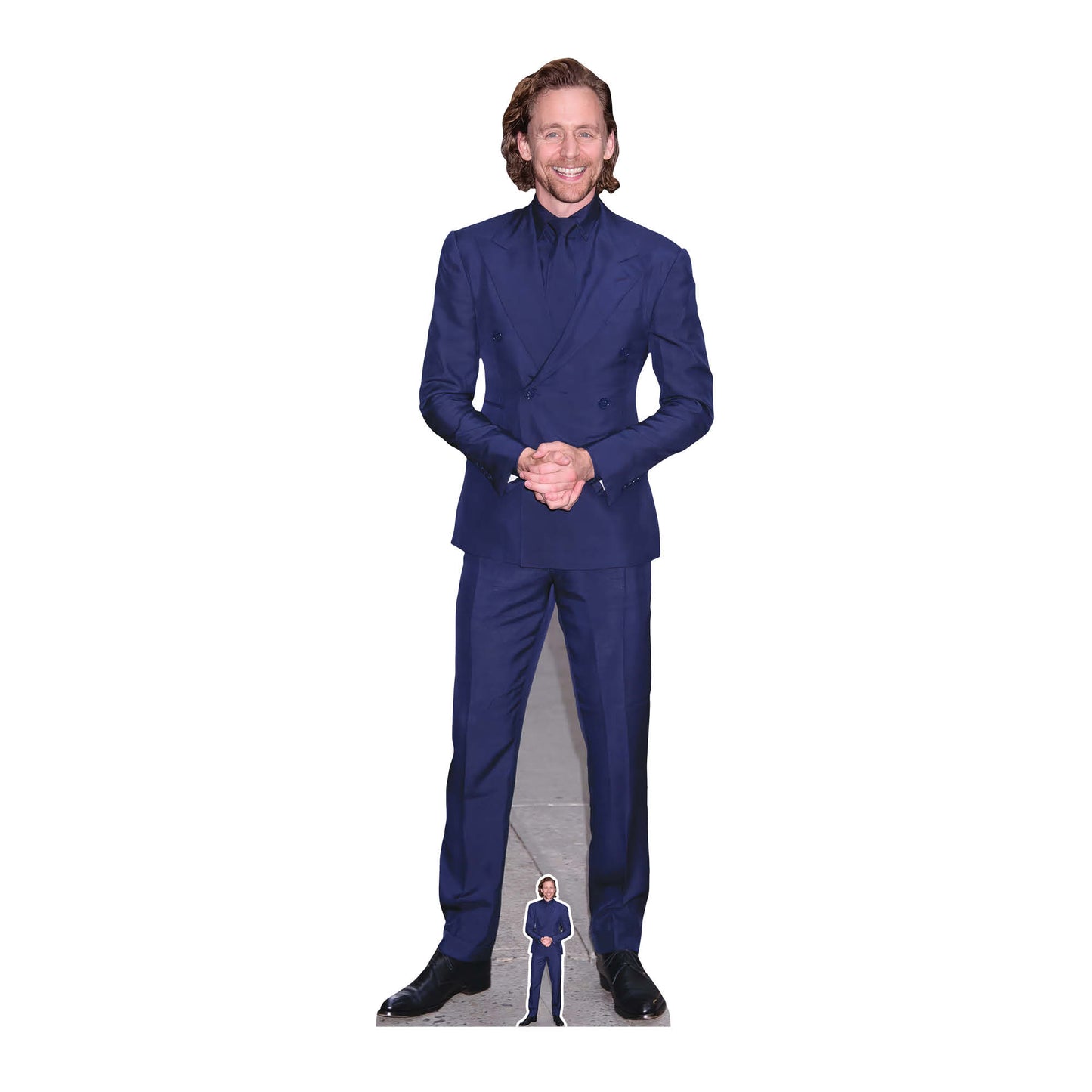 CS1160 Tom Hiddleston Blue Suit Height 188cm Cardboard Cutout - mycardboardcutout