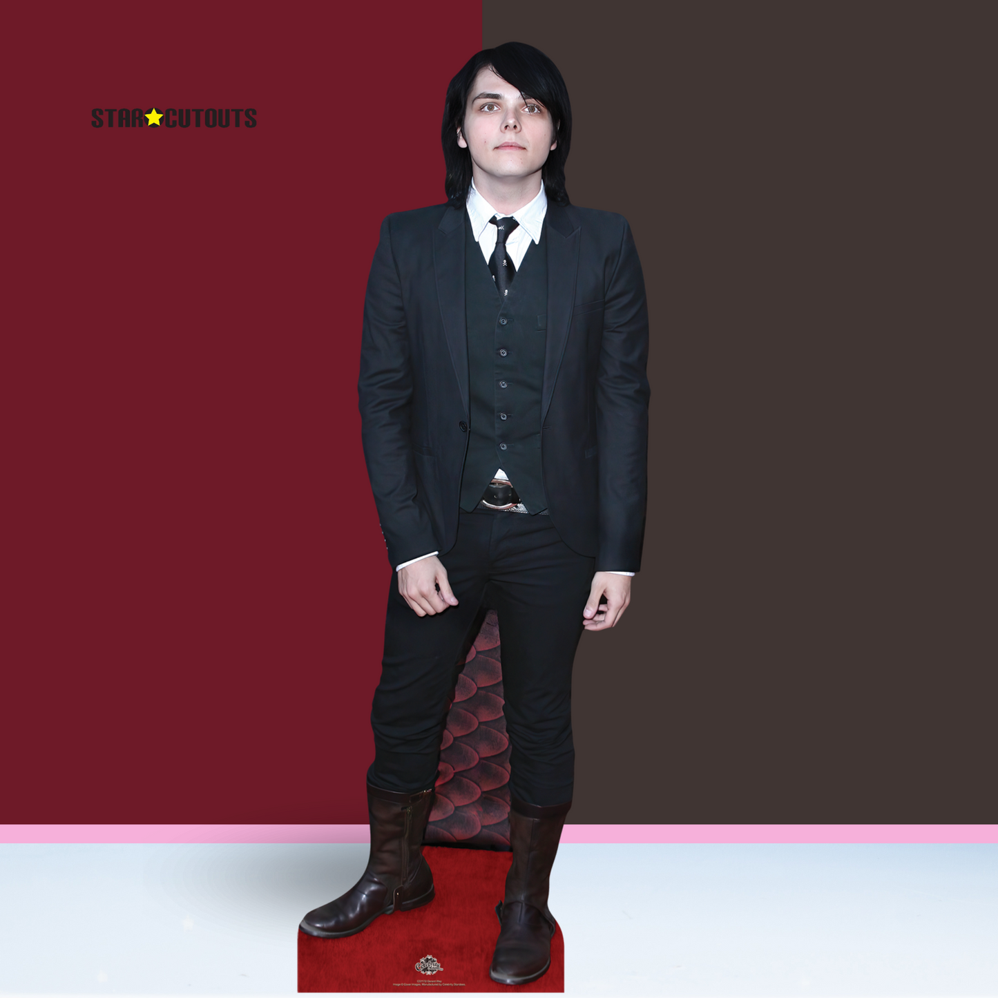 CS1172 Gerard Way Height 176cm Lifesize Cardboard Cut Out With Mini