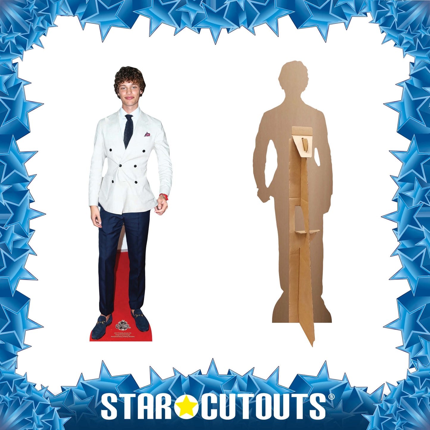 CS1175 Bobby Brazier Star Mini Height 90cm Cardboard Cutout - mycardboardcutout