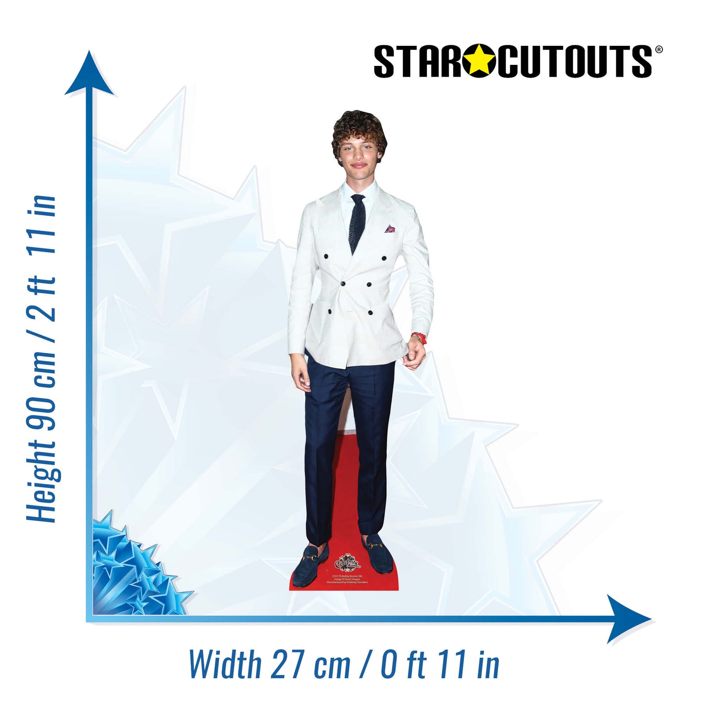 CS1175 Bobby Brazier Star Mini Height 90cm Cardboard Cutout - mycardboardcutout