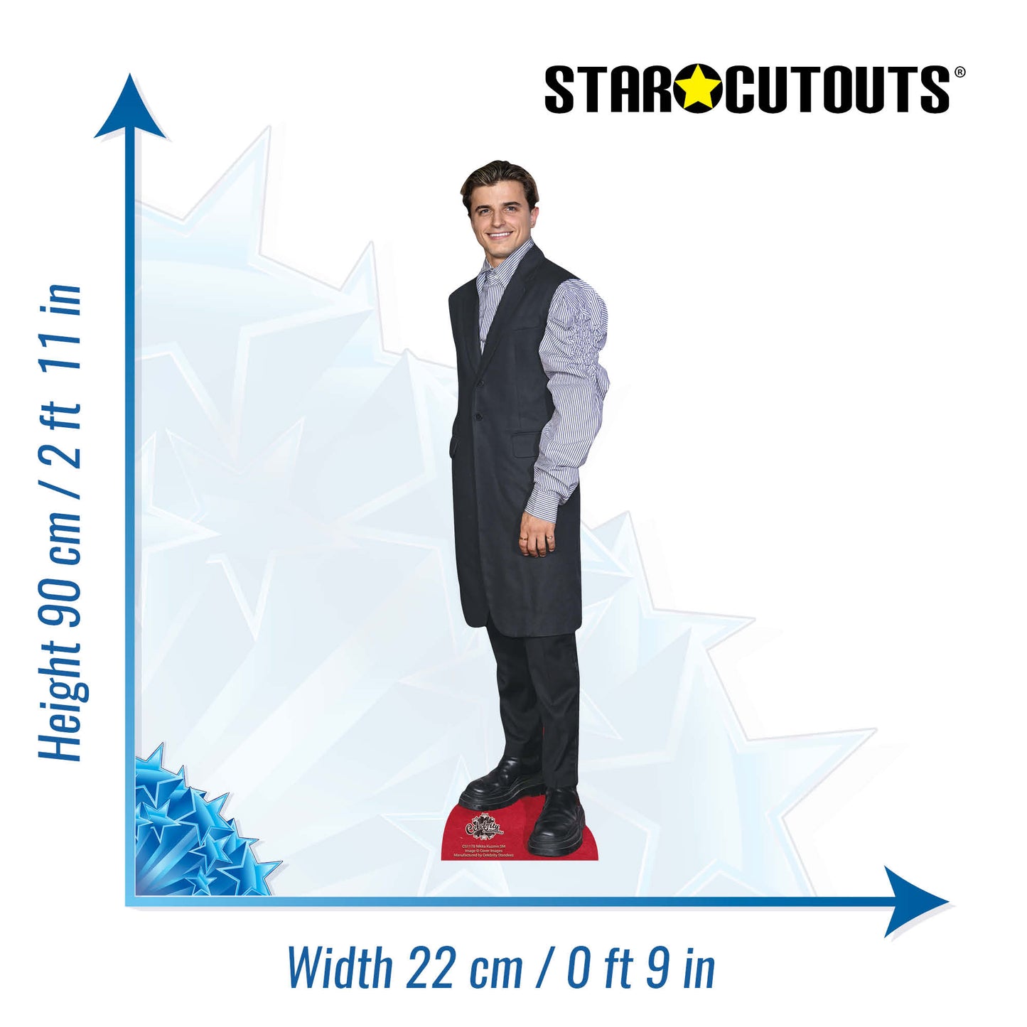 CS1178 Nikita Kuzmin Star Mini Height 90cm Cardboard Cutout