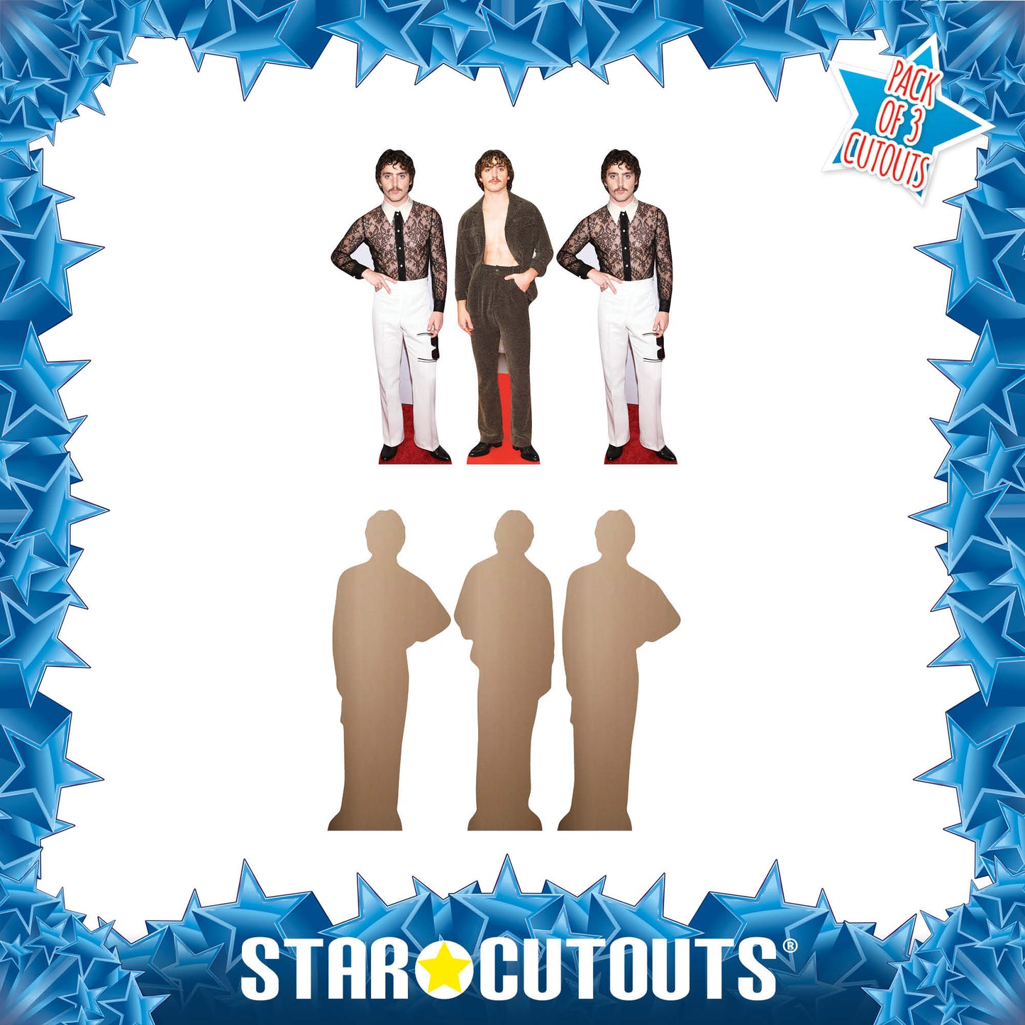CS1200 Benson Boone Shelf Top Cardboard  Cutout Pack Height 31cm