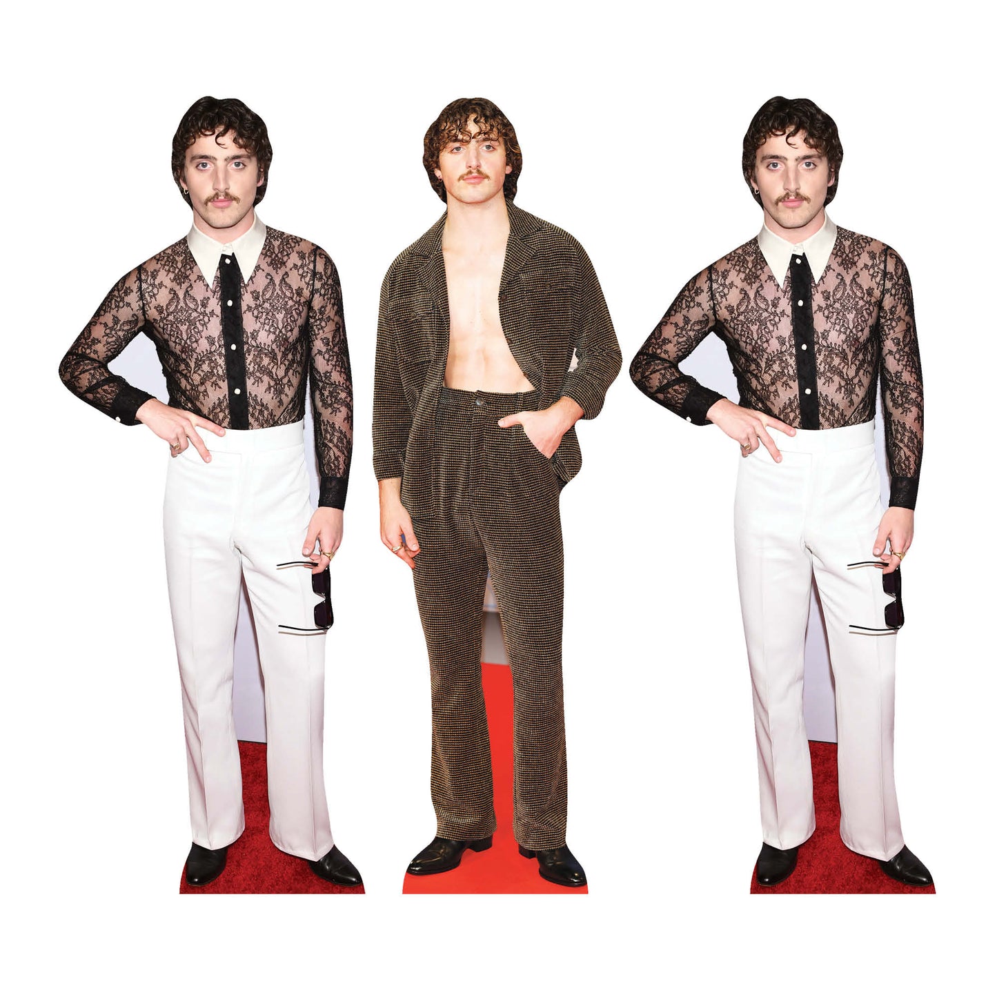 CS1200 Benson Boone Shelf Top Cardboard  Cutout Pack Height 31cm