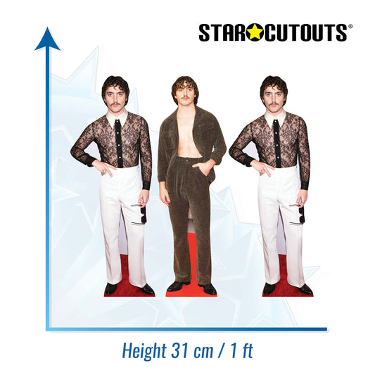 CS1200 Benson Boone Shelf Top Cardboard  Cutout Pack Height 31cm
