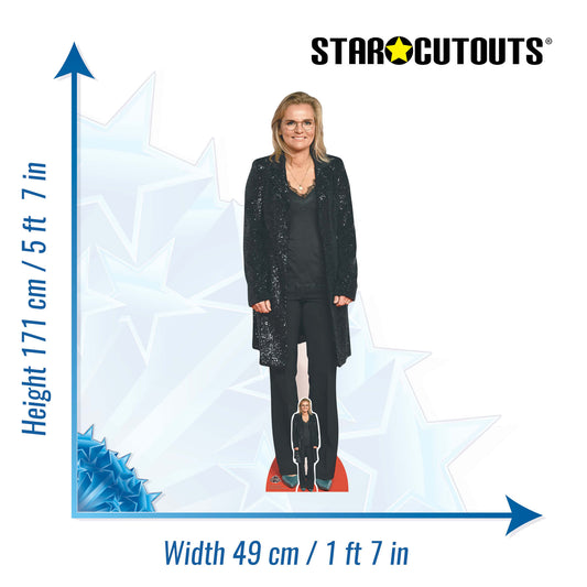 CS1203 Sarina Wiegman Cardboard Cut Out Height 171cm