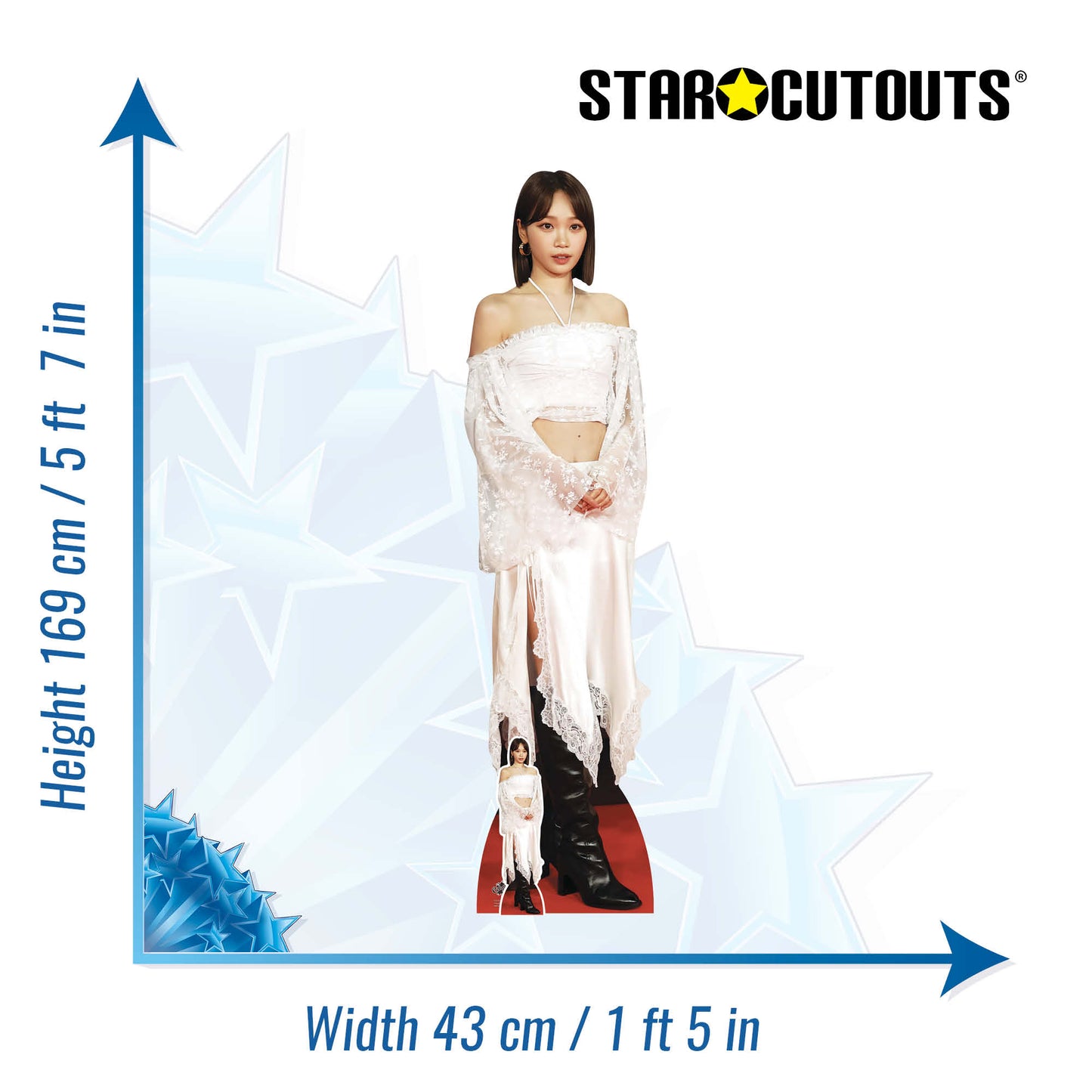 CS1207 Kim Chae-Won  Cardboard Cut Out Height 169cm