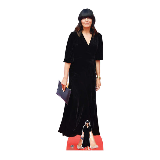 CS1222 Claudia Winkleman Cardboard Cut Out Height 166cm