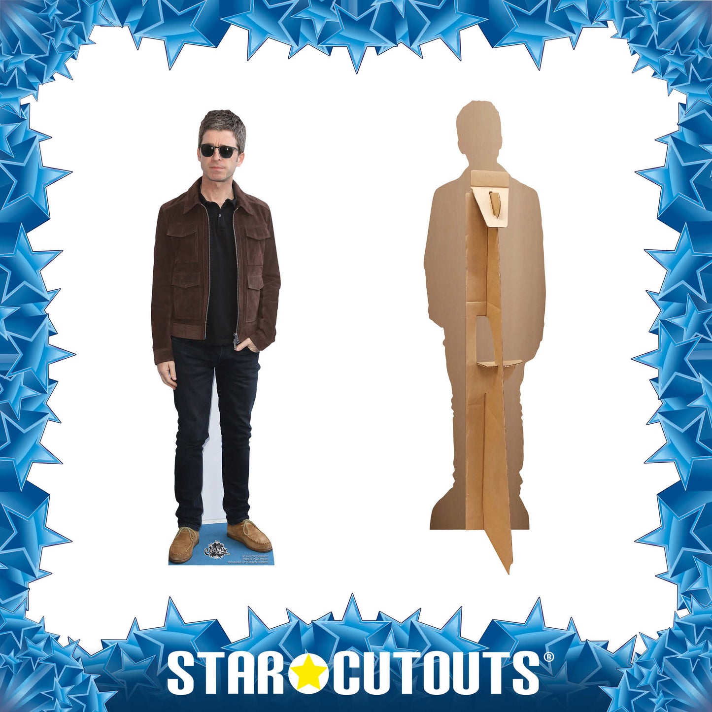 CS1230 Noel Gallagher Star Mini Height 90cm Cardboard Cut Out - mycardboardcutout