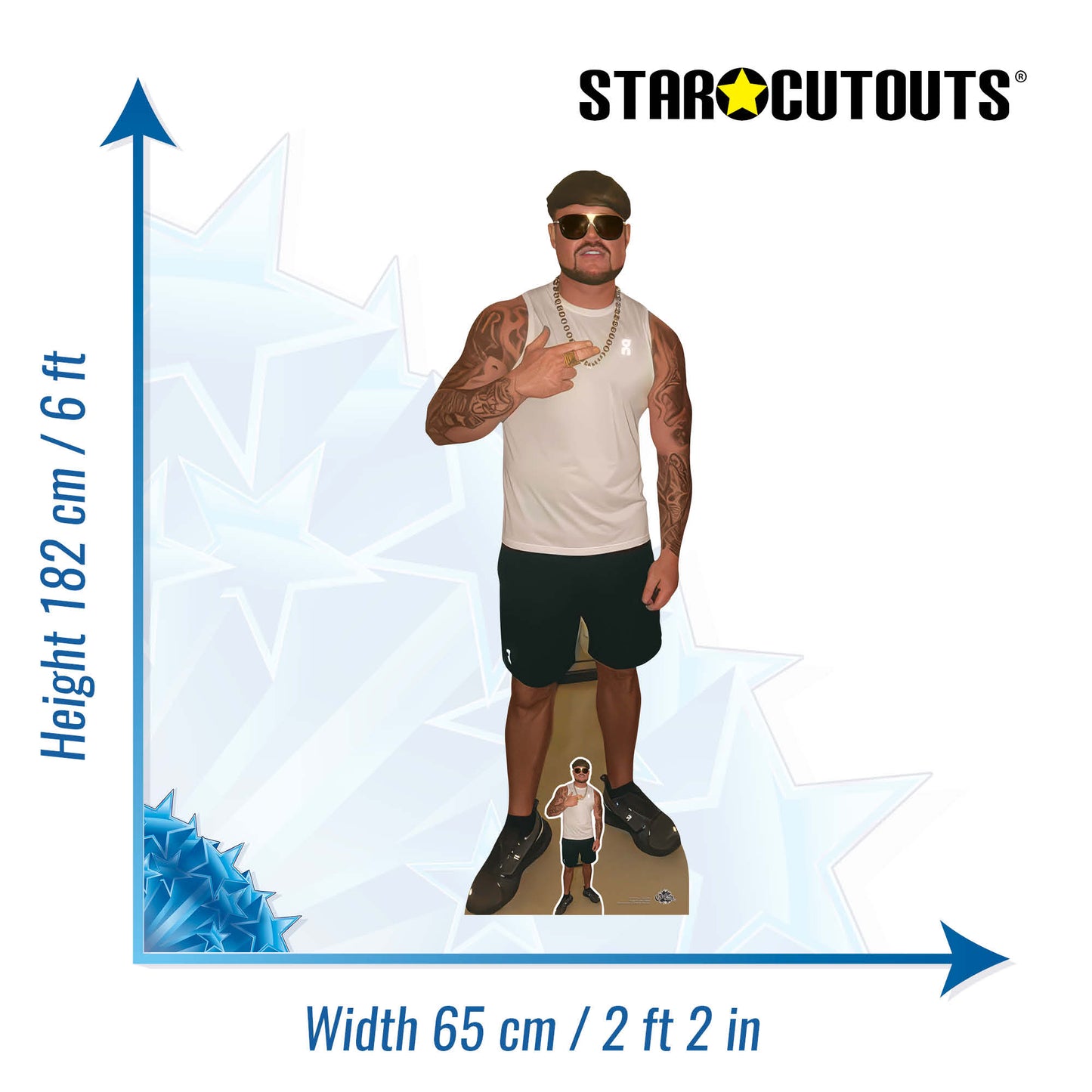 CS1250 Ibiza Final Boss Cardboard Cutout Height 182cm