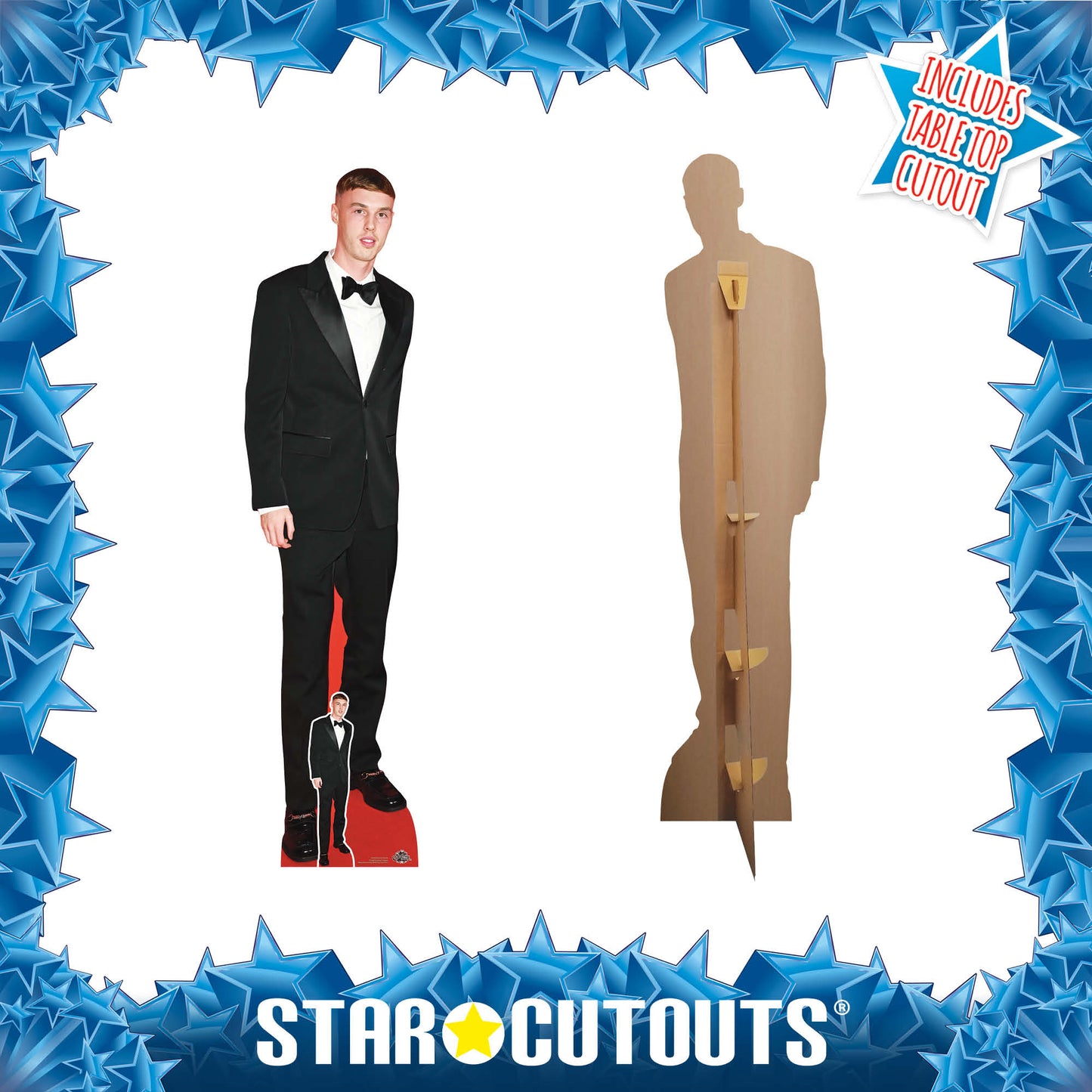 CS1254 Cole Palmer Cardboard Cut Out Height 186cm